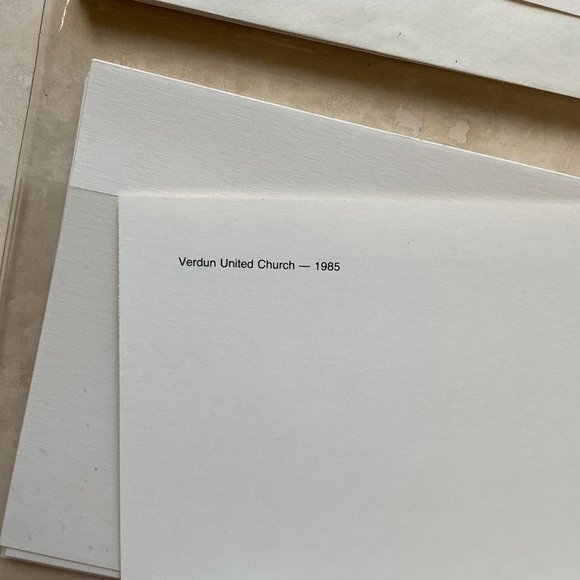 Vintage 1985 Verdun United Church Greeting Cards - Picture 4 of 7